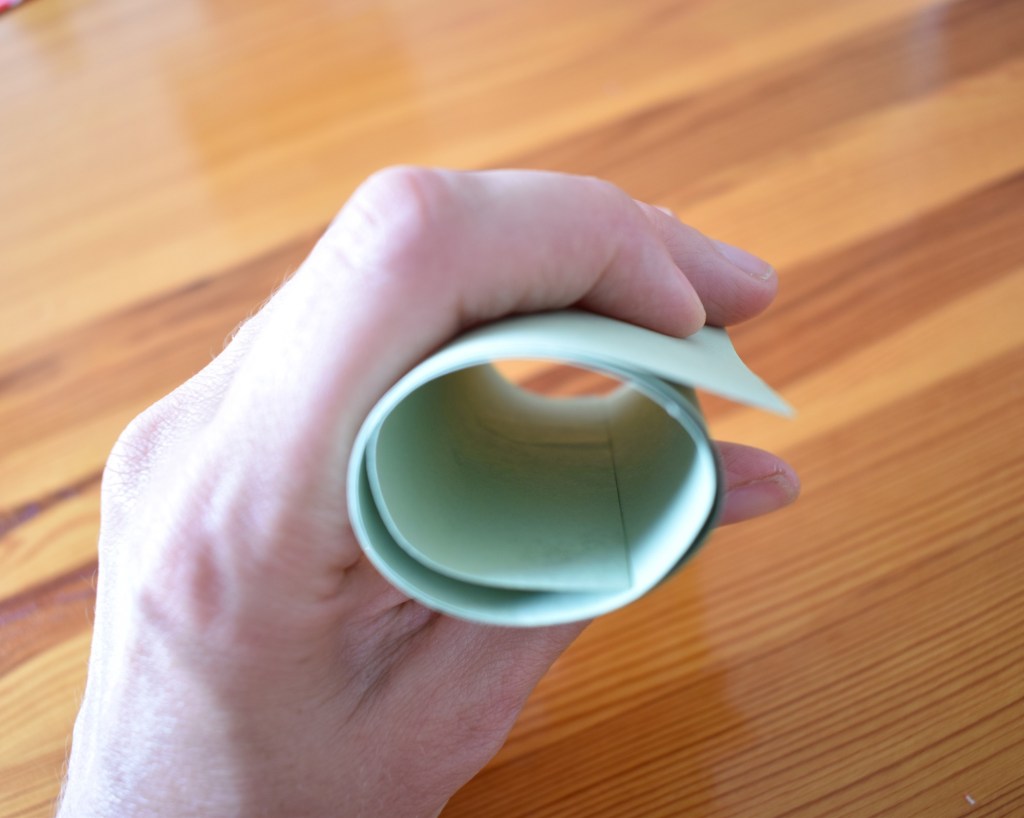 You'll get a nice maleable cylindrical shape